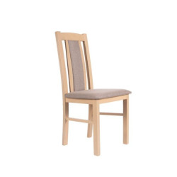 Pevná židle pro restaurace, jídelny, domácnosti - masiv + lak dub sonoma + volitelné čalounění