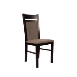 Pevná zátěžová židle ořech tmavě hnědý / polstrování - výběr barvy, domácnosti, sály, restaurace