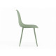 Plastová jídelní židle venkovní + vnitřní světle zelená, odnímatelné nohy